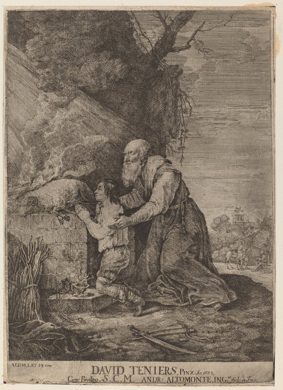Andreas Altomonte, ‘Sacrifice of Isaac’, Print, National Gallery of Art, Washington, D.C.