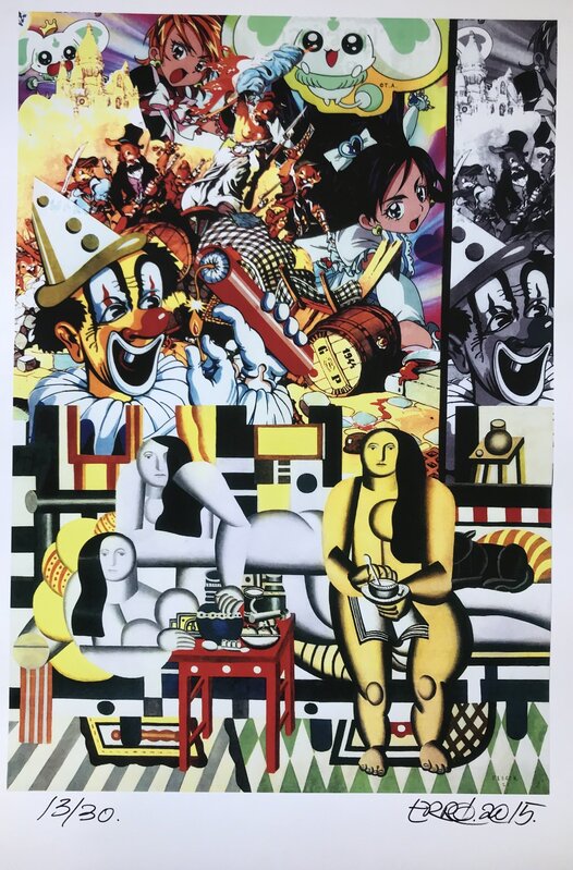 Erró, ‘Léger Mania’, 2015, Print, Print in colours, DIGARD AUCTION