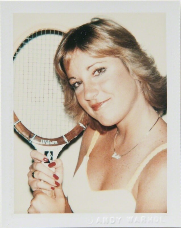 Andy Warhol, ‘Andy Warhol, Polaroid Photograph of Chris Evert Lloyd, 1977’, 1977, Photography, Polaroid, Hedges Projects