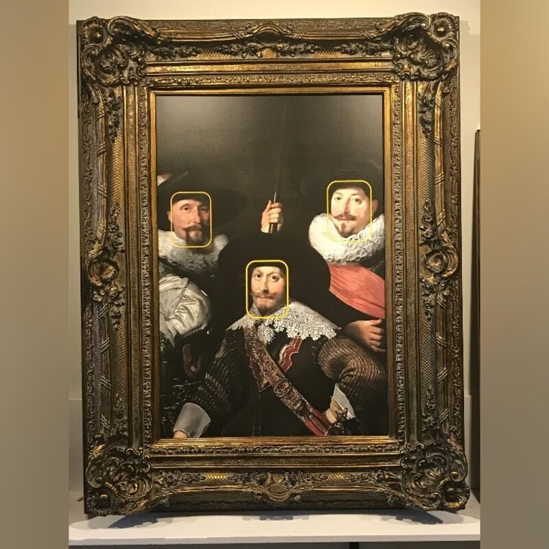 Marshall Harris, ‘Social Media in the Golden Age Thomas de Keyser Company of Captain Jacob Symonsz de Vries’, 2019, Painting, Oil on Canvas, James Baird