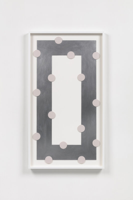 Lisa Williamson, ‘Atmosphere’, 2022, Painting, Flashe, acrylic on collaged archival mat board , Tanya Bonakdar Gallery