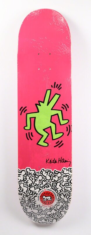 Keith Haring, ‘Keith Haring Skateboard Deck (Haring crocodile)’, ca. 2012, Ephemera or Merchandise, Silkscreen on Maplewood, Lot 180 Gallery