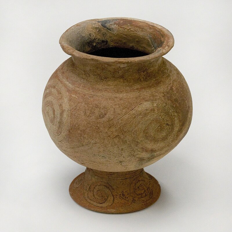 ‘Circular Footed Vessel’, about 0, Other, Pigment, earthenware, Indianapolis Museum of Art at Newfields