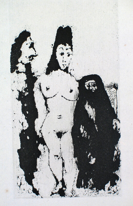 Pablo Picasso, ‘Célestine, Maja et Complice Masculin’, 1968, Print, Etching and aquatint, Goldmark Gallery