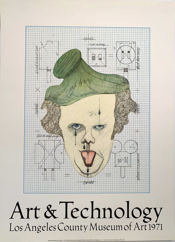 Claes Oldenburg, ‘Art & Technology, Los Angeles County Museum of Art Poster, Gallery Poster ’, 1971, Posters, Original Period Lithgoraphic Poster, David Lawrence Gallery