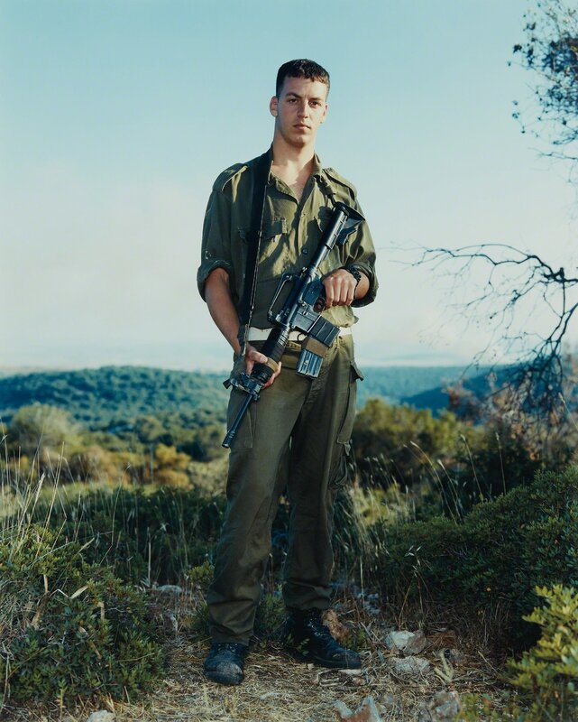 Rineke Dijkstra, ‘Amit, Golani Brigade, Elyacim, Israel, May 26, 1999’, 2001, Photography, Chromogenic print, Phillips