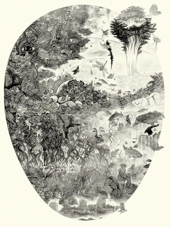 Kobayashi Keisei, ‘Transferred Soul-Epilogue and Prologue A’, 2000, Print, Wood Engraving, Asia Art Center