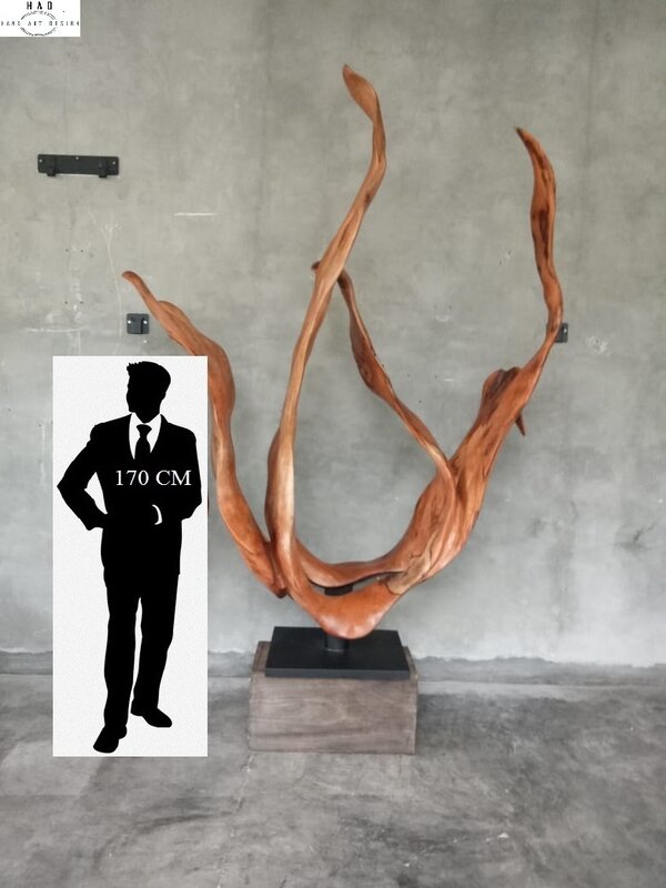 Dwita Arya, ‘Mekar’, 2018, Sculpture, Mahogany Root, HAD Gallery