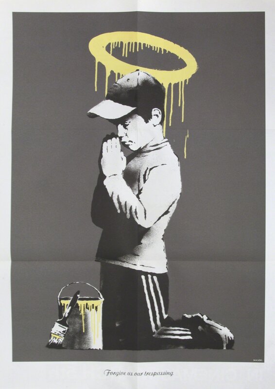 Banksy, ‘Forgive Us Our Trespassing’, 2010, Print, Offset lithograph on paper, Julien's Auctions