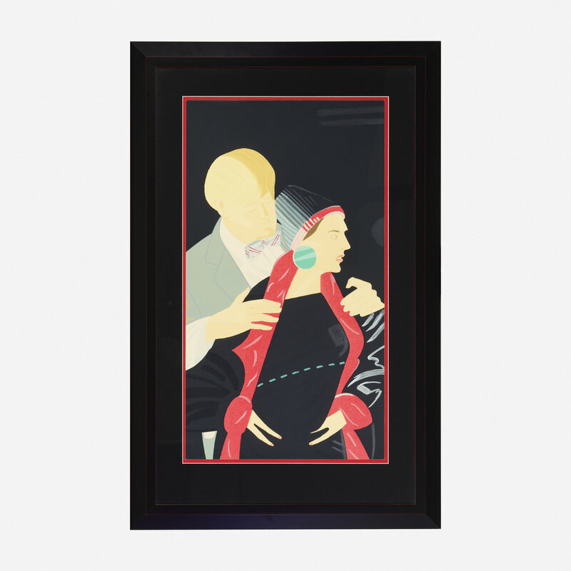 Alex Katz, ‘Red Grooms and Elizabeth Ross (from Pas de Deux)’, 1993-1994, Print, Screenprint in colors on Arches Cover paper, Rago/Wright/LAMA/Toomey & Co.