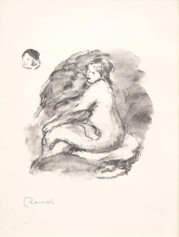 Pierre-Auguste Renoir, ‘Etude de Femme Nue, Assise’, 1904, Print, Lithograph, Heather James Fine Art Gallery Auction