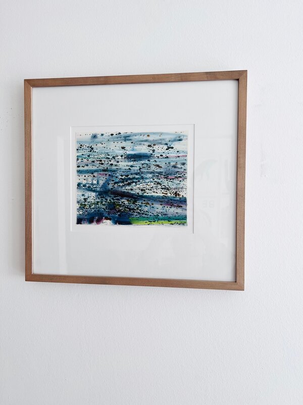 Matthias Meyer, ‘Blaues Wasser - Blue Water’, 2009, Painting, Watercolor on paper, Frank Fluegel Gallery