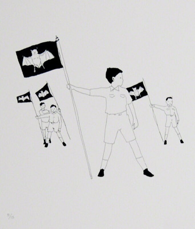 Marcel Dzama, ‘Dracula Boy Scouts’, 2005, Print, Lithograph, Caviar20