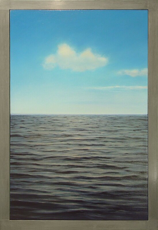 Adam Straus, ‘Air and Water #1’, 2008, Painting, Oil on canvas - 2 panels joined and framed in lead, Nohra Haime Gallery