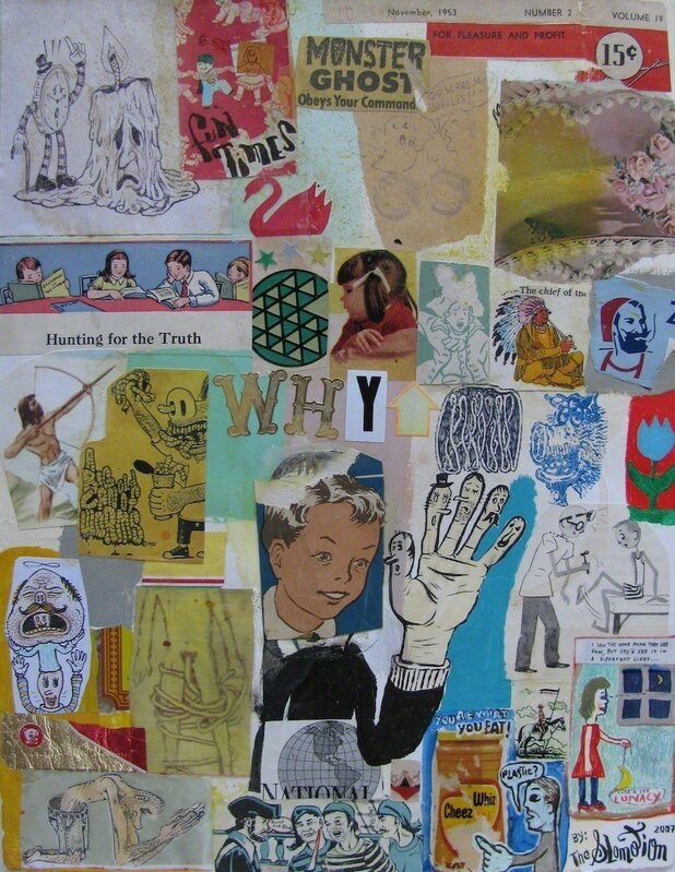 Shaun Morin, ‘Hunting for the Truth’, 2007, Drawing, Collage or other Work on Paper, Mixed Media Collage, Actual