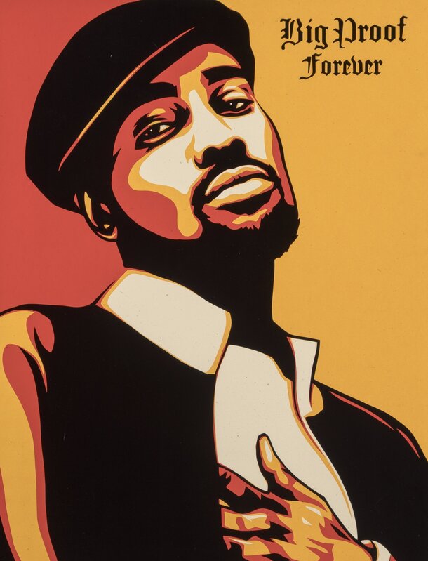 Shepard Fairey, ‘Big Proof Forever’, 2006, Print, Screenprint in colors on thick speckled cream paper, Heritage Auctions