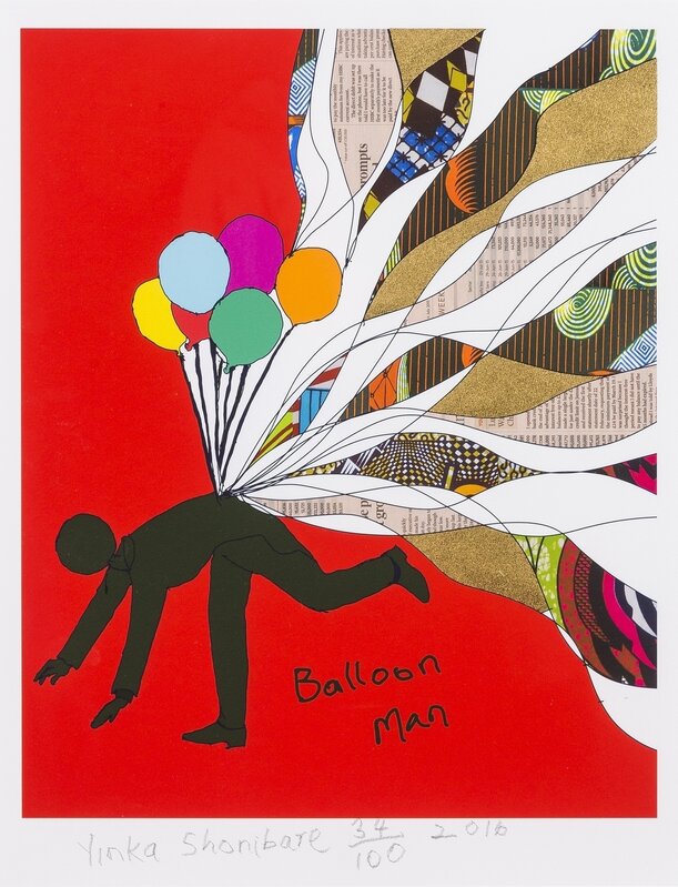Yinka Shonibare, ‘Balloon Man’, 2016, Print, Photogravure with screenprint in colours, Forum Auctions