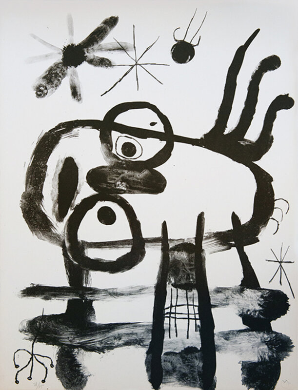 Joan Miró, ‘Plate XIX, from Album 19’, 1961, Print, Lithograph in colours, on BFK Rives wove paper, Shapero Modern