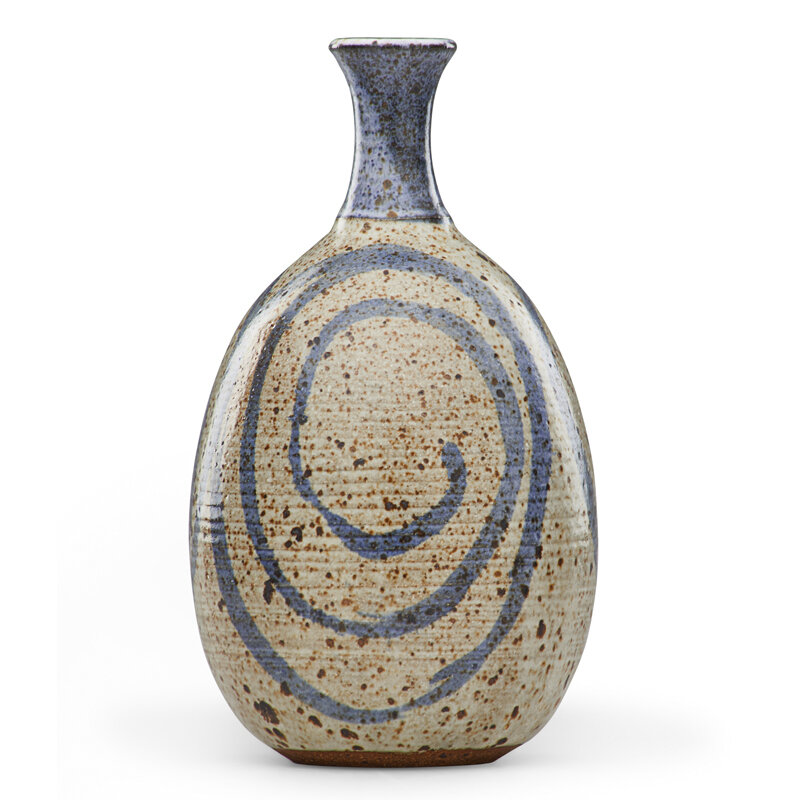 Antonio Prieto, ‘Vase with swirling lines, California’, Design/Decorative Art, Glazed stoneware, Rago/Wright/LAMA/Toomey & Co.