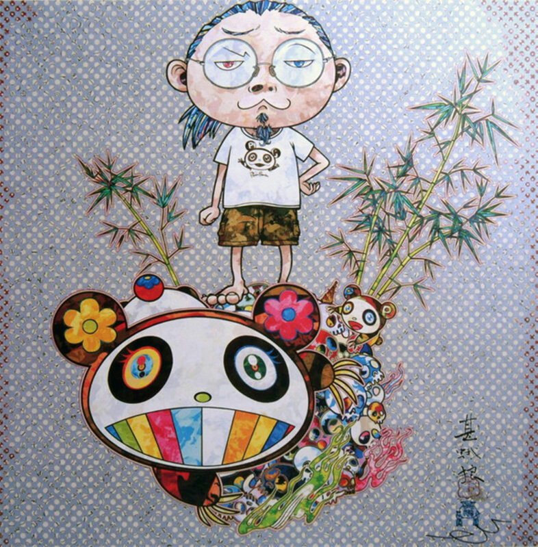 Takashi Murakami, ‘I Met A Panda Family’, 2013, Print, Offset lithograph, Vertu Fine Art