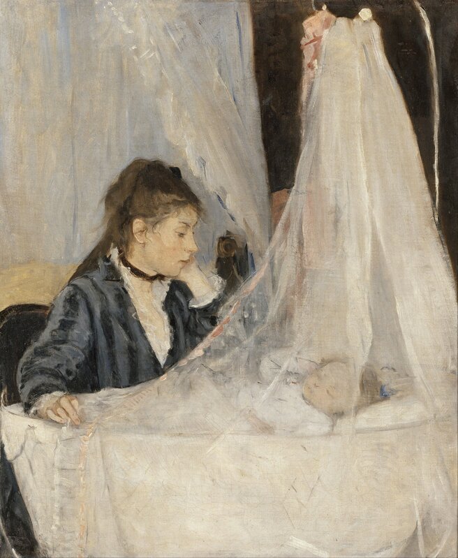 Berthe Morisot, ‘Le Berceau (The Cradle)’, 1872, Painting, Oil on canvas, Musée d'Orsay