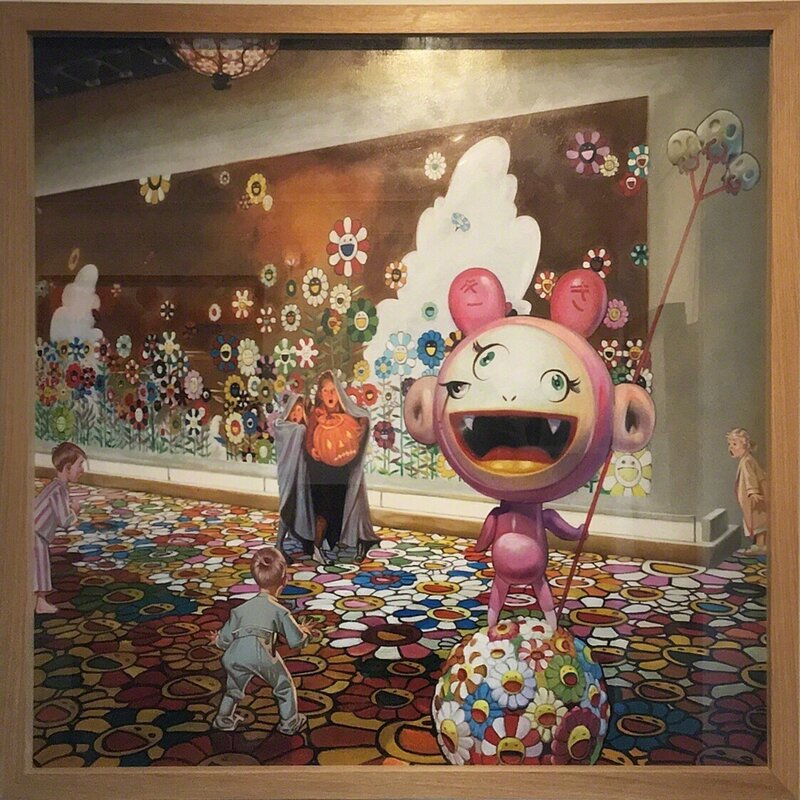 Gully, ‘Children meet Murakami Halloween’, 2016, Painting, Mixte technique color on paper, We Art Partners