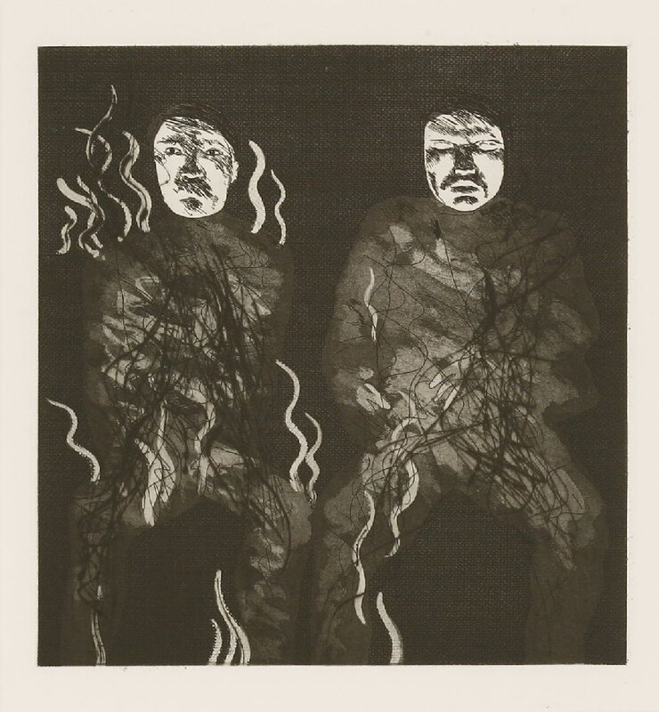 David Hockney, ‘Corpse On Fire (Tokyo 88)’, 1969, Print, Etching and aquatint, Sworders