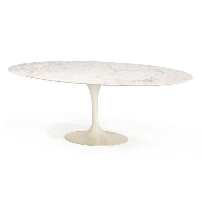 Knoll Studio, ‘Tulip dining table, Italy/USA’, Design/Decorative Art, Plastic-coated metal, resin-coated marble, Rago/Wright/LAMA/Toomey & Co.