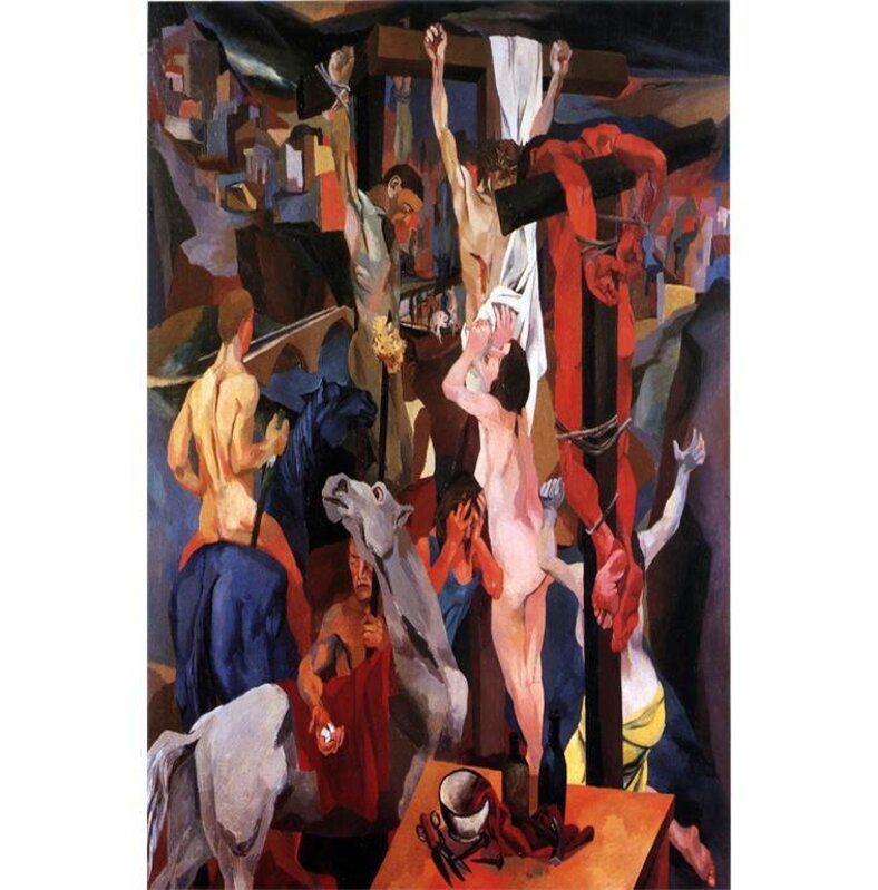 Renato Guttuso, ‘Crucifixion’, 1941, Painting, Oil on canvas, Centre for Fine Arts (BOZAR)