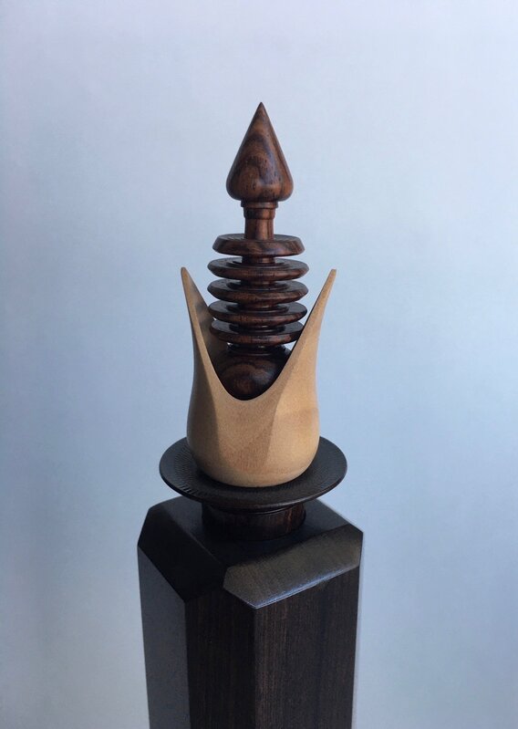 Stephen Mark Paulsen, ‘Sculptural Scent Bottle’, ca. 1980, Sculpture, Various woods, Beatrice Wood Center for the Arts 