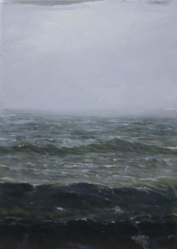 Adam Hall, ‘Other Side of Ocean Study’, 2019, Painting, Oil on panel, Abend Gallery