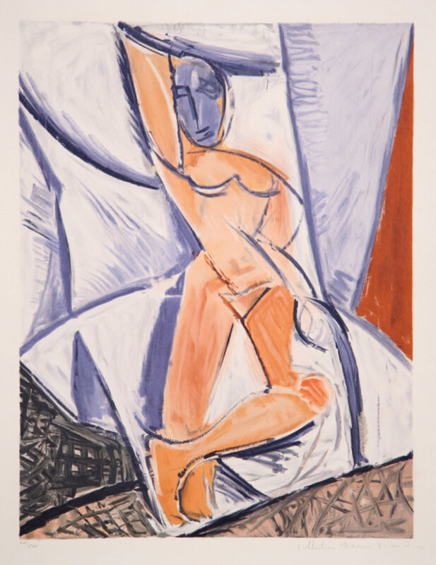 Pablo Picasso, ‘Etude Pour Le Nu a la Draperie’, 1973, Print, Lithograph on Arches Paper, RoGallery