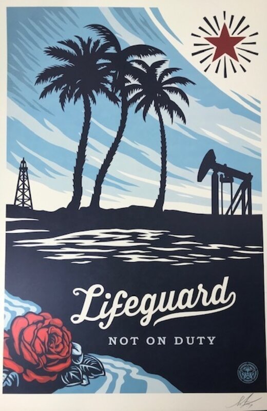 Shepard Fairey, ‘Life Guard On Duty’, 2016, Posters, Offset print, New Union Gallery