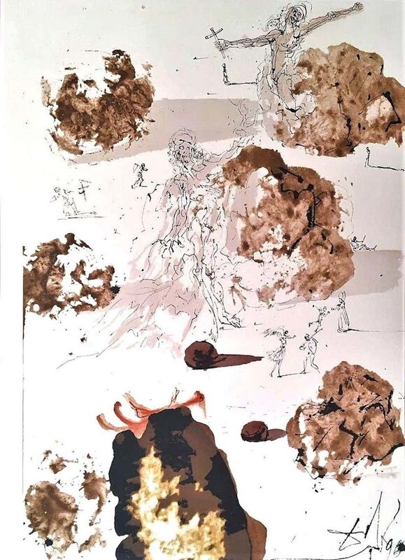 Salvador Dalí, ‘Omnes Gentes in Valles Iosaphat’, 1964, Print, Lithograph, Wallector