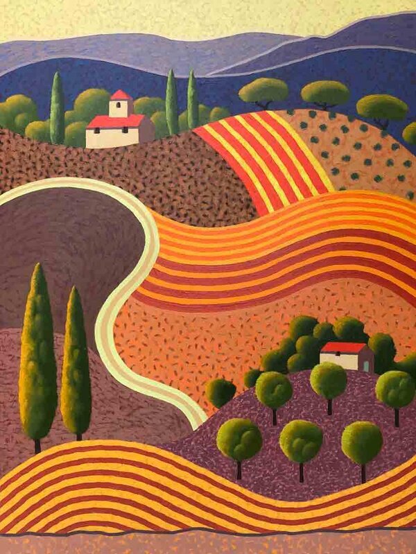 Poul Webb, ‘Volterra, Italy’, 2021, Painting, Oil on Canvas, Catto Gallery