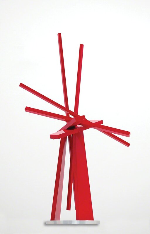 John Henry, ‘Le Mont Rouge Model’, Sculpture, Machined Aluminum Painted Coke Red, Callan Contemporary