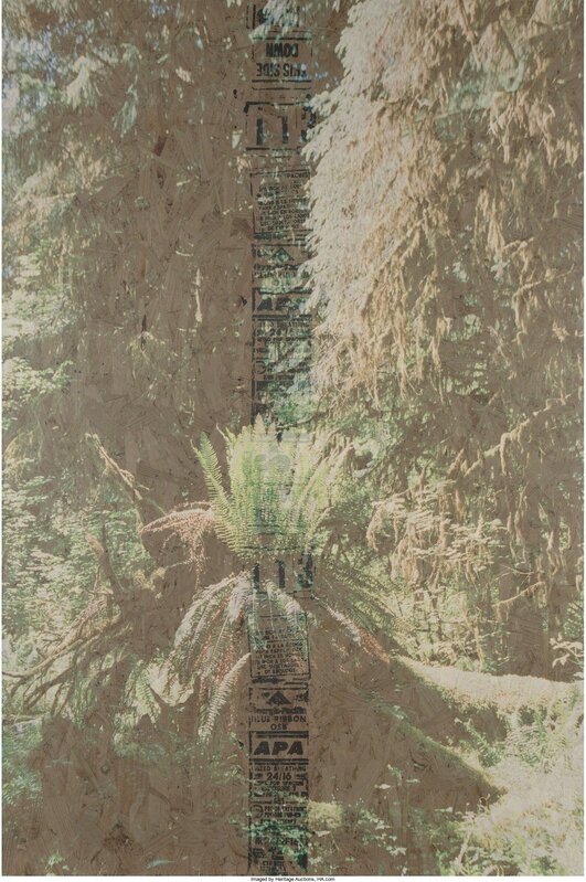 Peter Sutherland, ‘Just Outside the Ski Area Boundary’, 2014, Print, Inkjet on perforated vinyl and matte medium on OSB, Heritage Auctions