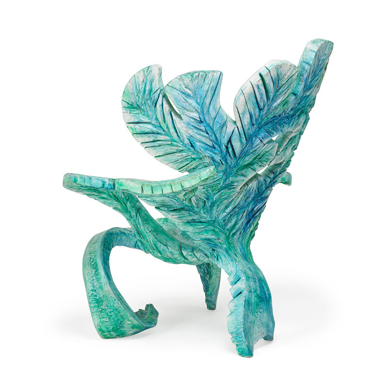 Yves Boucard, ‘Baroque chair, Switzerland’, 2006, Design/Decorative Art, Carved and polychromed wood, Rago/Wright/LAMA/Toomey & Co.