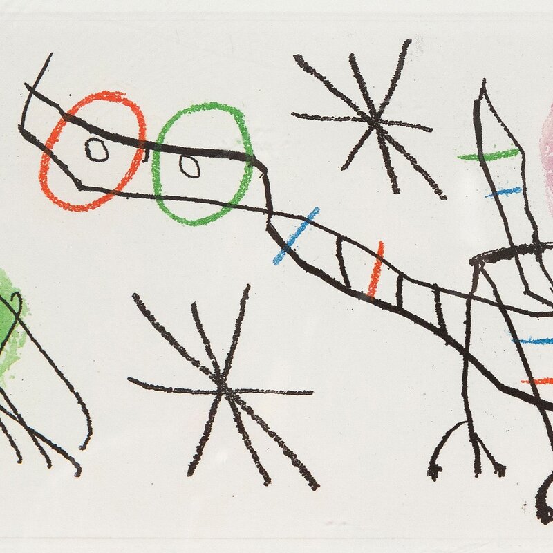 Joan Miró, ‘Demand d'Empoli (III)’, 1960, Print, Etching and drypoint in colors on wove paper, Caviar20