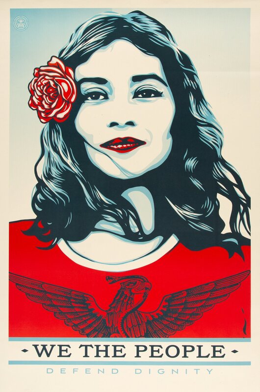Shepard Fairey, ‘We the People (set of 3)’, Print, Digital prints in colors on paper, Heritage Auctions