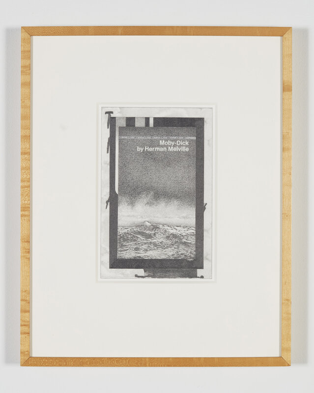 Steve Wolfe, ‘Untitled (Study for Unread Books #1)’, 1989, Drawing, Collage or other Work on Paper, Oil, graphite, ink transfer, and collage on paper, Luhring Augustine