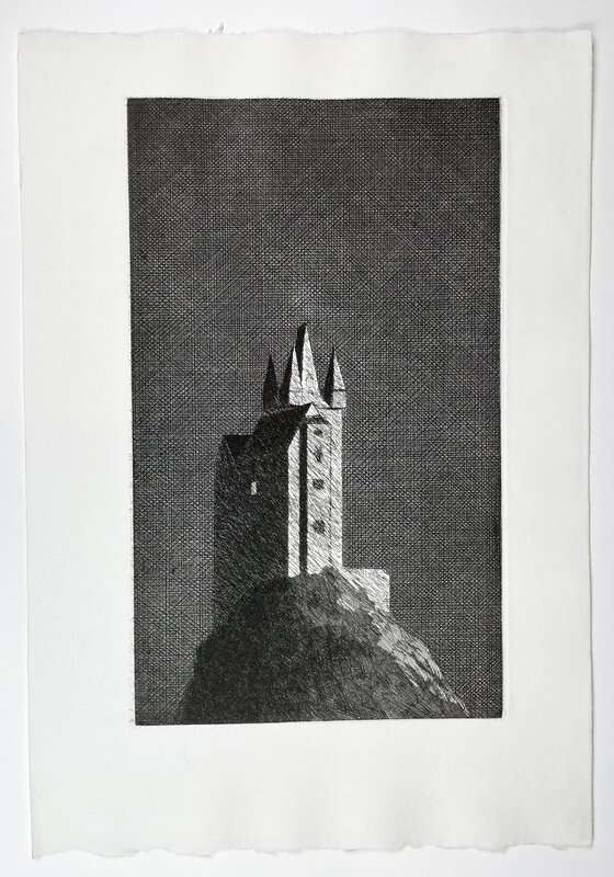 David Hockney, ‘The Haunted Castle (Six Fairy Tales from the Brothers Grimm)’, 1969, Print, Etching and aquatint on one copper plate on W S Hodgkinson paper, Petersburg Press 