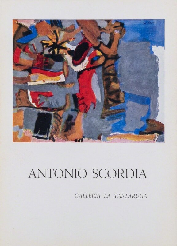 Antonio Scordia, ‘Solo exhibition’, 1957, Drawing, Collage or other Work on Paper, Invite, Finarte