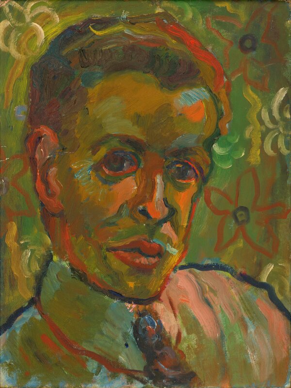 Mildred Elfman Greenberg, ‘Portrait of Phillip Levone’, 1940-1941, Painting, Oil on canvas, InLiquid