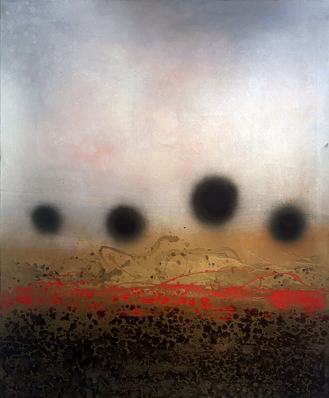 Denis Bowen, ‘Crater (A)’, 1988, Painting, Mixed media on canvas, Gallery Different