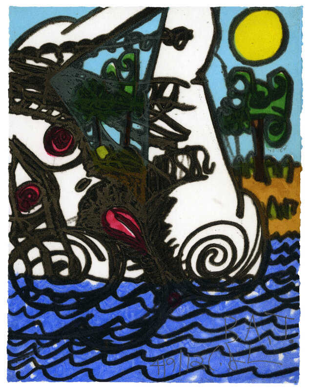 Carroll Dunham, ‘The Nude #15’, 2012/13, Print, 7 Color etching with aquatint, Two Palms