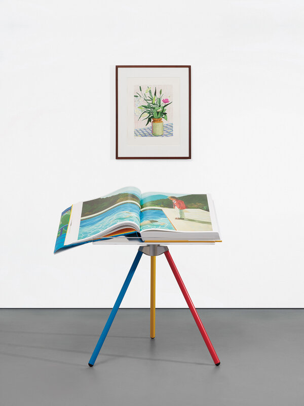 David Hockney, ‘A Bigger Book, Art Edition D’, 2010/2016, Books and Portfolios, IPad drawing in colors, printed on archival paper, with full margins, with the illustrated 680-page chronology book numbered '940', original print portfolio and adjustable book stand designed by Marc Newson, contained in the original cardboard box with label stamp-numbered '0940'., Phillips