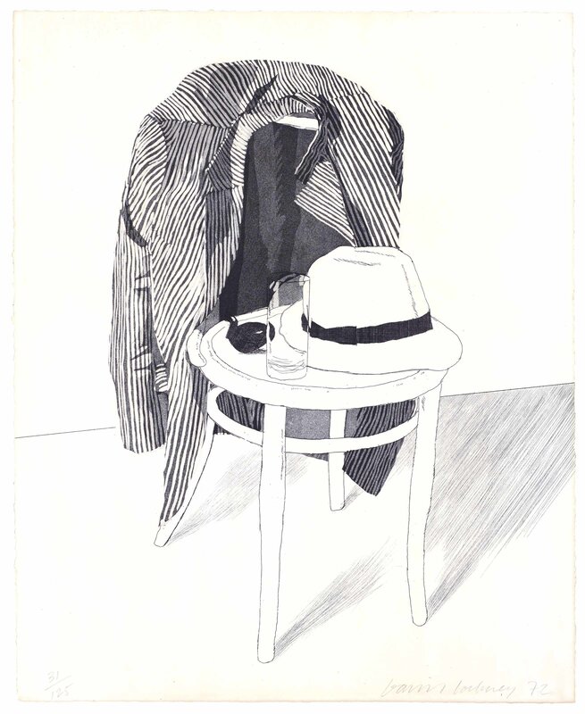 David Hockney, ‘Panama Hat’, 1972, Print, Etching with aquatint on Crisbrook handmade paper, Christie's
