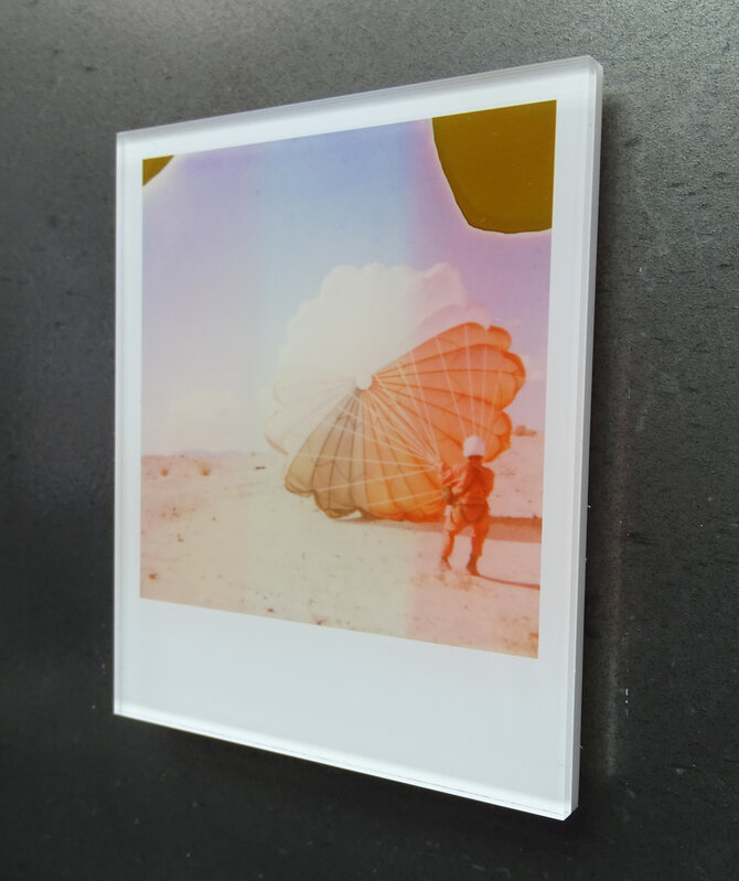 Stefanie Schneider, ‘Stefanie Schneider's Minis 'Smoke Jumper Ballet' (29 Palms, CA)’, 2007, Photography, Lambda digital Color Photographs based on a Polaroid, sandwiched in between Plexiglass, Instantdreams
