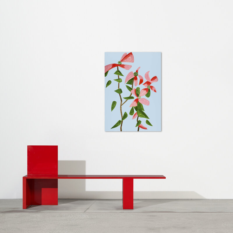 Alex Katz, ‘Red Dogwood 2 (from the Flowers portfolio)’, 2021, Print, Archival pigment inks on Innova 315 gsm, Rago/Wright/LAMA
